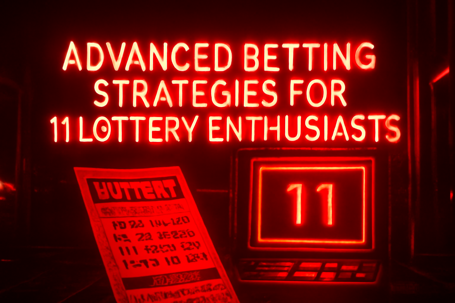 Informational scene about securing 11 Lottery accounts with emphasis on safety tips.