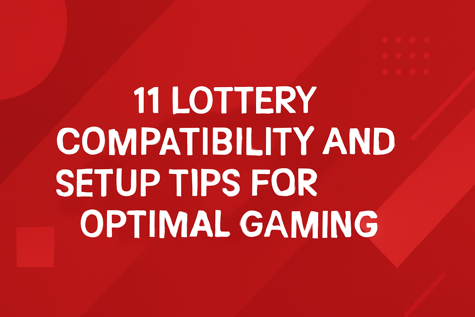 Informational scene depicting 11 Lottery account security options.