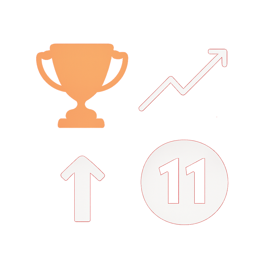 An icon symbolizing the 11 Lottery Customer Service Guide.