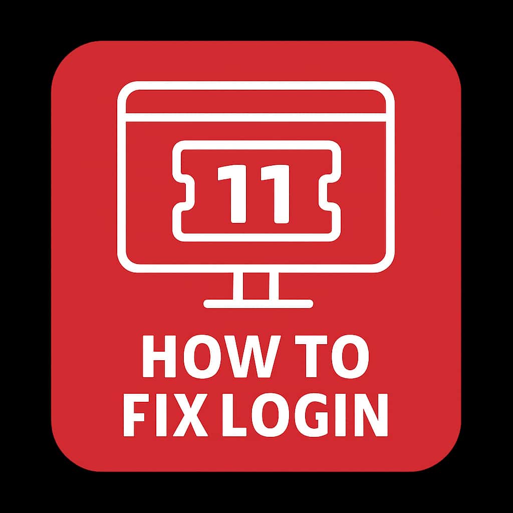 Icon representing login assistance for 11 Lottery.