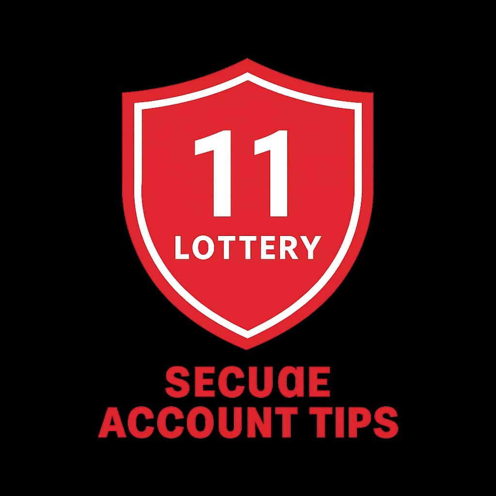 Icon representing account security tips for 11 Lottery.
