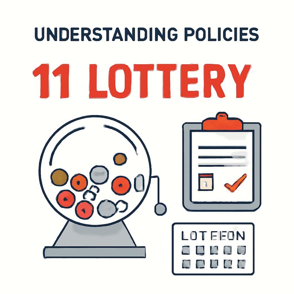 A diagram illustrating key aspects of 11 Lottery Policies.