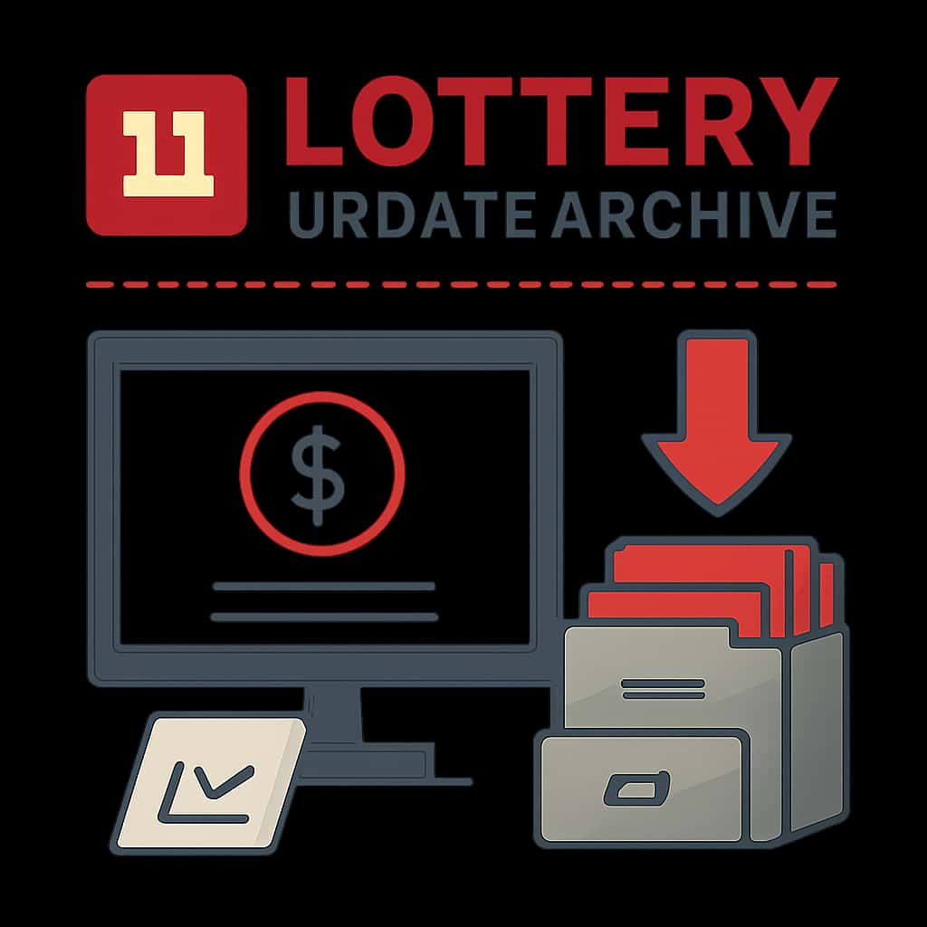 A diagram illustrating the components of the 11 Lottery Update Archive.