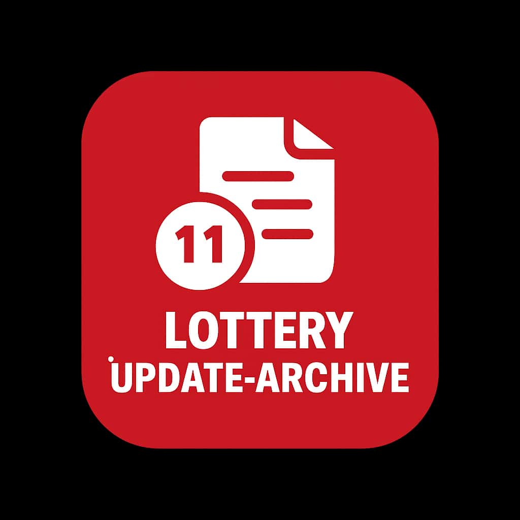 An icon symbolizing the 11 Lottery Update Archive as a resource center.